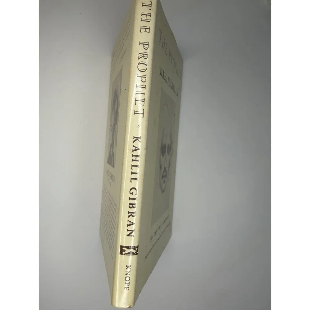 The Prophet Kahlil Gibran Hardcover Alfred A. Knopf Illustrated Poetry